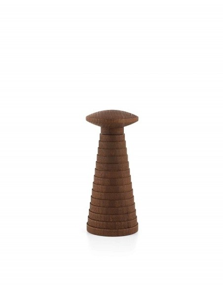 Alessi Yucatan Beech Wood Salt, Pepper and Spice Mill - MDL22