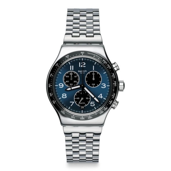Swatch I New Chrono Boxengasse Uhr YVS423G