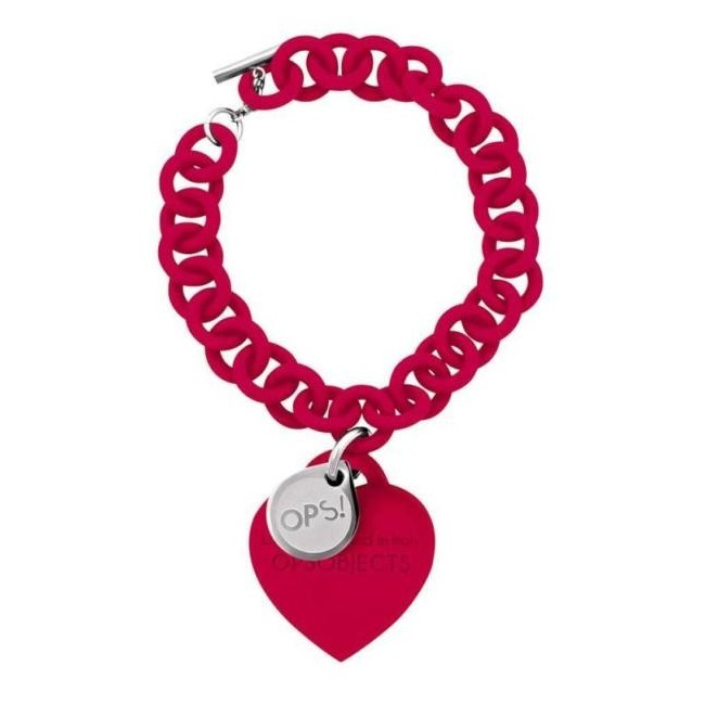 Bracciale OPS Love rosso- 25RO