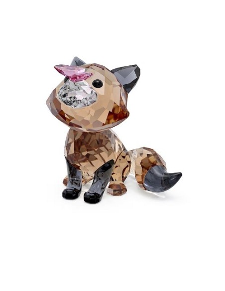 Swarovski Idyllia Brauner Fuchs und Kristallschmetterling 5701250