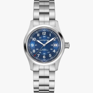 Hamilton Khaki FieldAuto 38mm Blue Men's Watch - H70455140