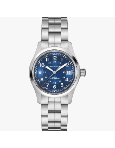 Hamilton Khaki FieldAuto 38mm Blue Men's Watch - H70455140