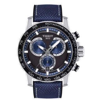 Orologio Tissot Supersport Chrono tessuto blu - T1256171705103