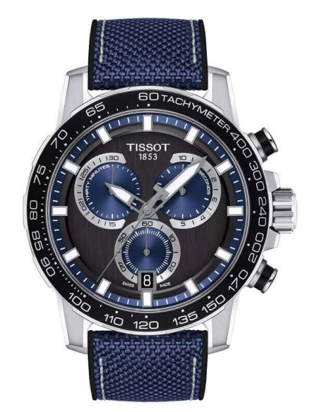 Orologio Tissot Supersport Chrono tessuto blu - T1256171705103