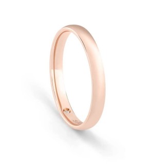 Fede Nuziale Salvini Essenza comoda in oro rosa - 20108685