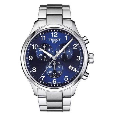 Orologio Tissot Chrono XL Classic blu in acciaio - T1166171104701