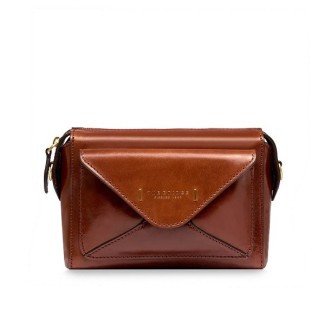 Borsa donna a tracolla Frida The Bridge pelle color cuoio - 0429040114