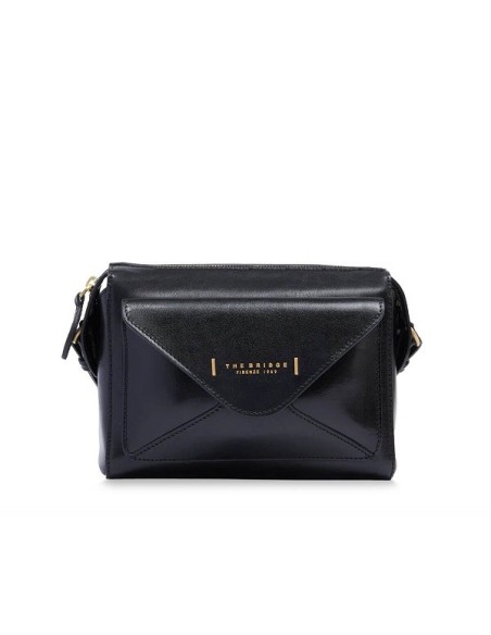 The Bridge Frida Women's Shoulder Bag in Black Leather - 0429040130