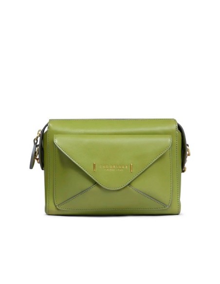 Borsa donna a tracolla Frida The Bridge pelle verde - 0429040137