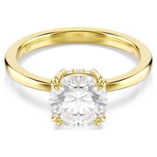 Stilla Attract Swarovski Gold Cocktail Ring with White Crystals - 5723331