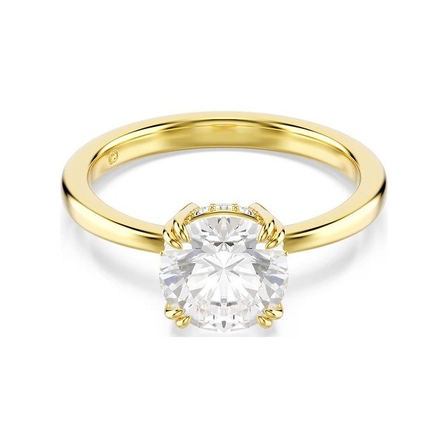 Stilla Attract Swarovski Gold Cocktail Ring with White Crystals - 5723331