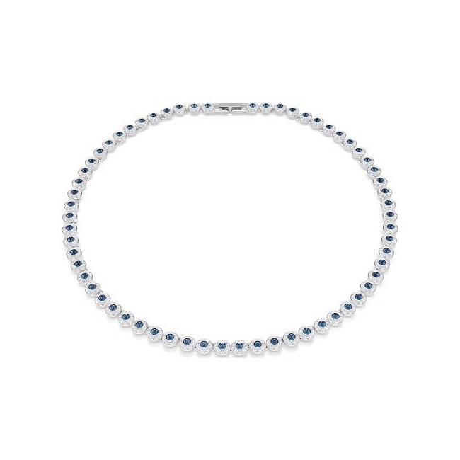 Collana tennis Swarovski Una Angelic cristalli blu e bianchi - 5733402