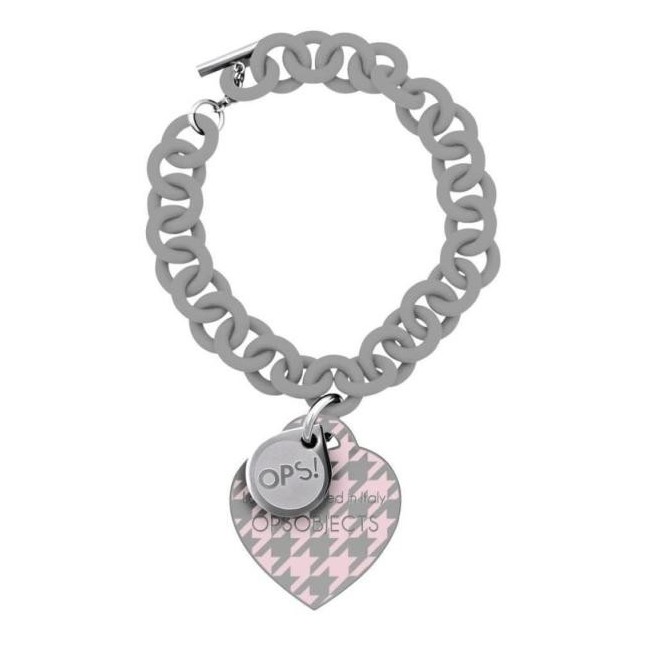 Bracciale OPS Pied De Poule grigio - 21G