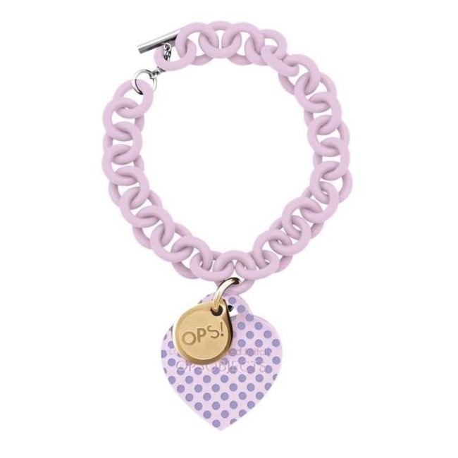 OPS-Rosa Polka Dots Armband 4RSA