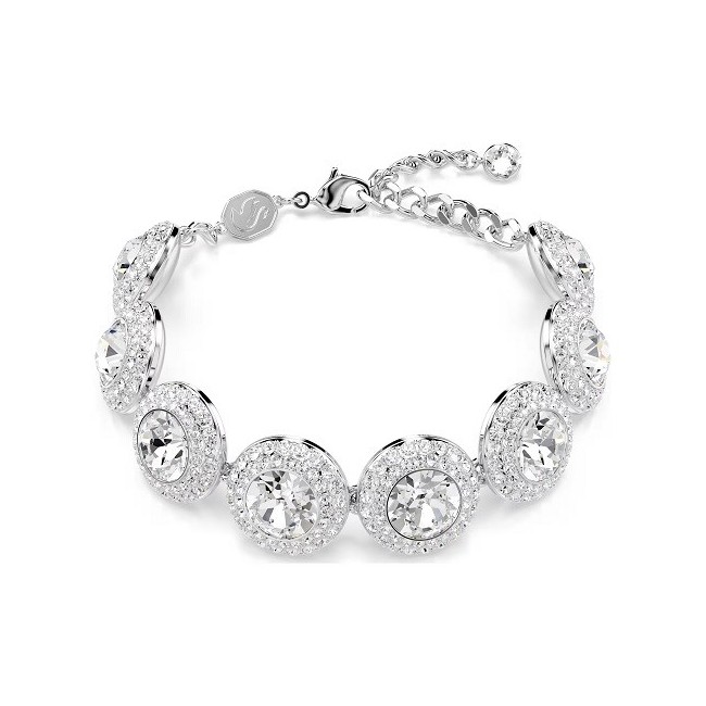 Bracciale donna Swarovski Una Angelic bianco placcato rodio 5735343
