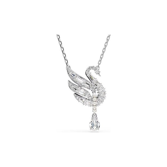 Collana pendente Swarovski Swan con Cigno e crisatlli bianchi 5723387