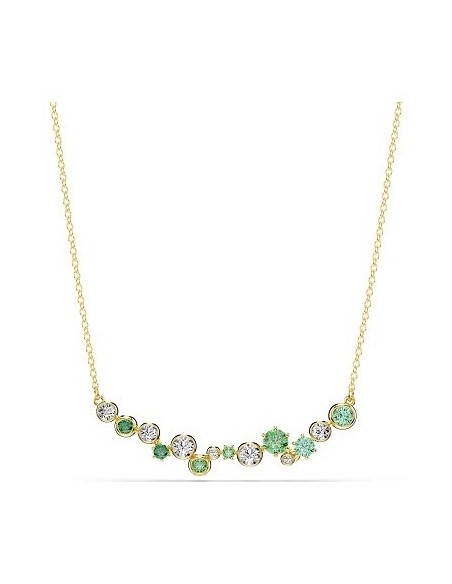 Collana donna Swarovski Constella con cristalli verdi e bianchi 5732247