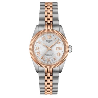 Tissot Ballade Women's Automatic Two-Tone Rose Gold Watch T1562082203300