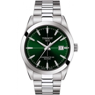 Orologio Tissot Gentleman verde Powermatic80 T1274071109101