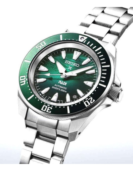 Orologio Seiko Prospex Diver Padi Samurai automatico verde SRPL53K1