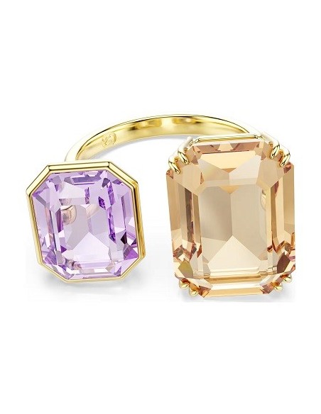 Anello aperto Swarovski Millenia multicolore lilla  e cognac  5725749