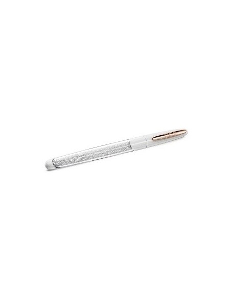 Swarovski Crystalline Rollerball Pen, White and Rose Gold 5728390