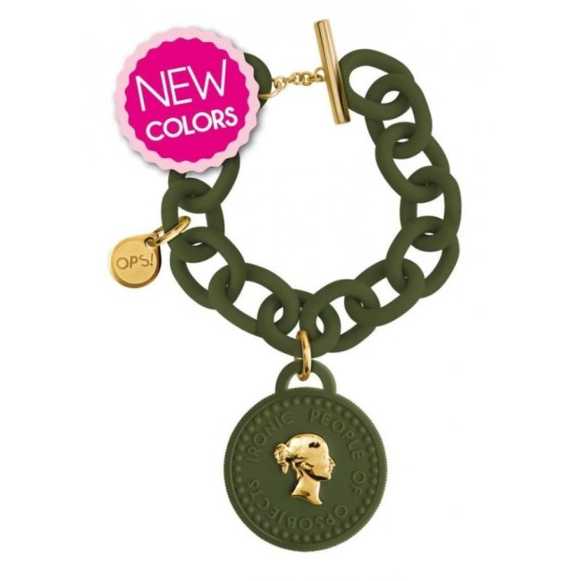 Bracciale OPS TRèSOR una moneta verdone - 9VS