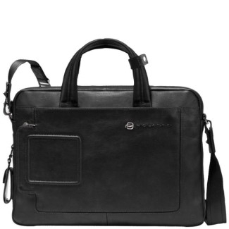 Cartellina porta PC Vibe in pelle Nera - CA1903VI/N