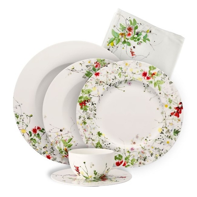 Mahlzeiten-Dienst-Brilliance Fleurs Sauvages