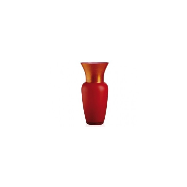 Opalin Vase rot Limited Edition Gold-706.23