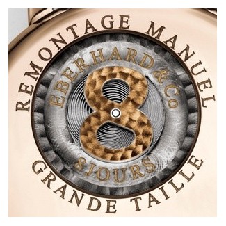 Orologio 8Jours grand taille in oro rosa - 20023OR 2