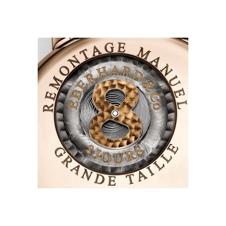 Orologio 8Jours grand taille in oro rosa - 20023OR