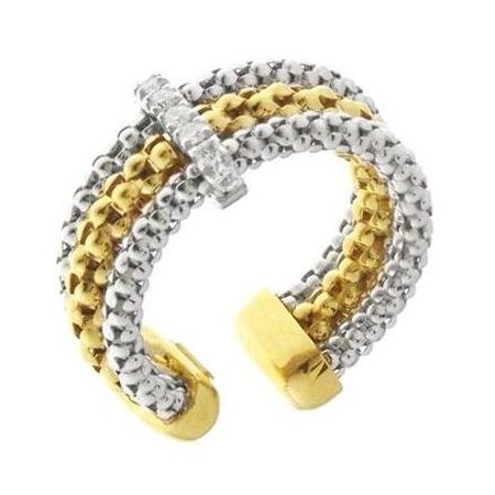 Mehrere Strecken ring in Gold mit Diamanten-1A06555BB2140