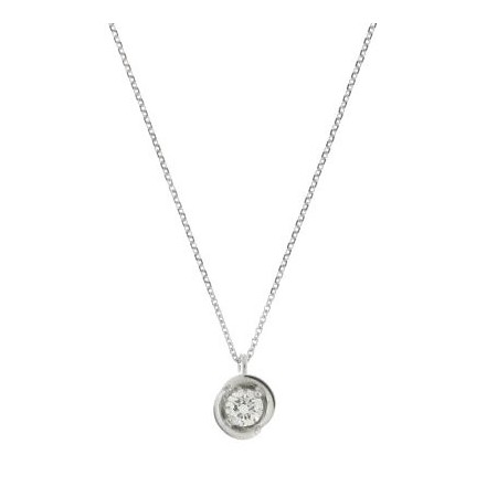 White gold Necklace whit Diamond- 1GD20252G5450