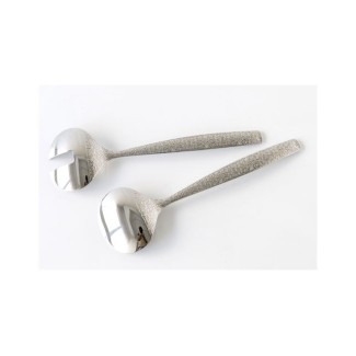 DRESSED salad set in stainless steel  - MW03/14