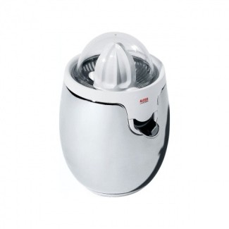 Electric citrus-squeezer in stainless steel and thermoplastic resin, white - SG63W