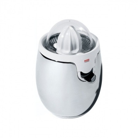 Electric citrus-squeezer in stainless steel and thermoplastic resin, white - SG63W