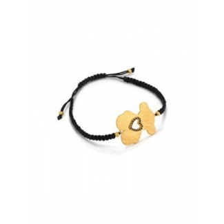 Bracciale Shine Tous Orso con laccio e argento - 314851550