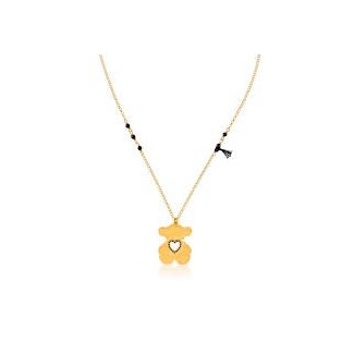 Shine Tous silver necklace with pendant bear - 314852500