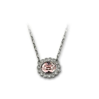 Collana Mimosa pendente ovale con pavè di Swarovski - 1074080