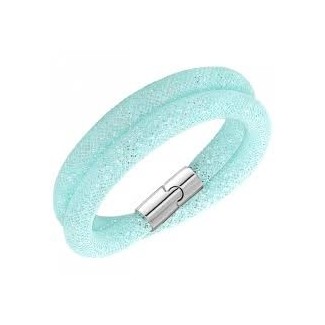 Bracciale doppio Stardust Verde Acqua S - 5139746