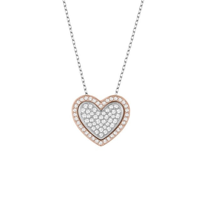 Cupid Halskette Anhänger brillant Rose-5113778