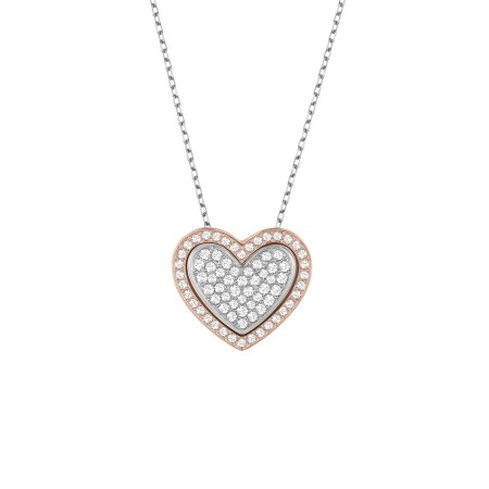 Cupid Halskette Anhänger brillant Rose-5113778