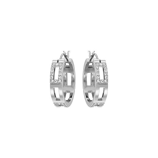 Cubist hoop earrings-5119322