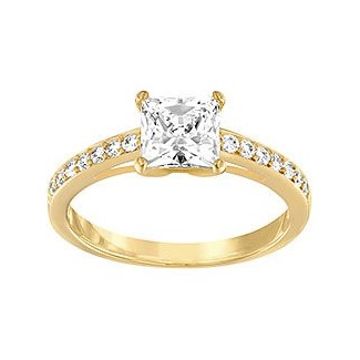 Golden Solitaire Ring Quadrat-5139638 zu gewinnen