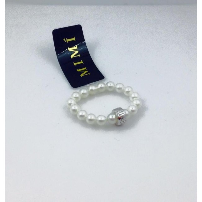 Anello Mimì perle e argento bianco - A023SXRB
