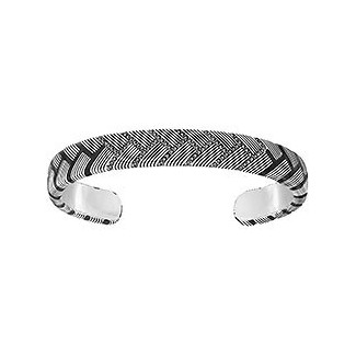Caesar Bracciale rigido uomo motivi geometrici - 5114451