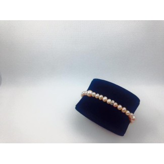 Elastisches Armband mit rosa Perlen neue-B270ARP