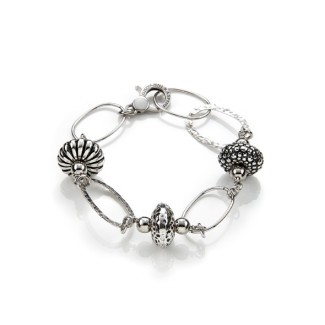 Onion silver bracelet - 6944