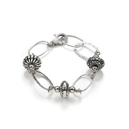 Bracciale in argento cipolline - 6944
